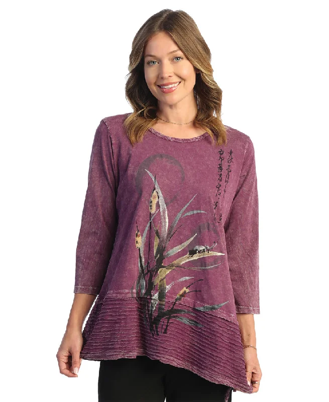 Jess & Jane M54-1759 Plum Pinball Tunic