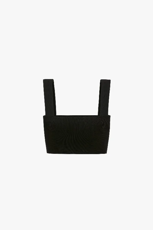 VB Body Strap Bandeau Top In Black