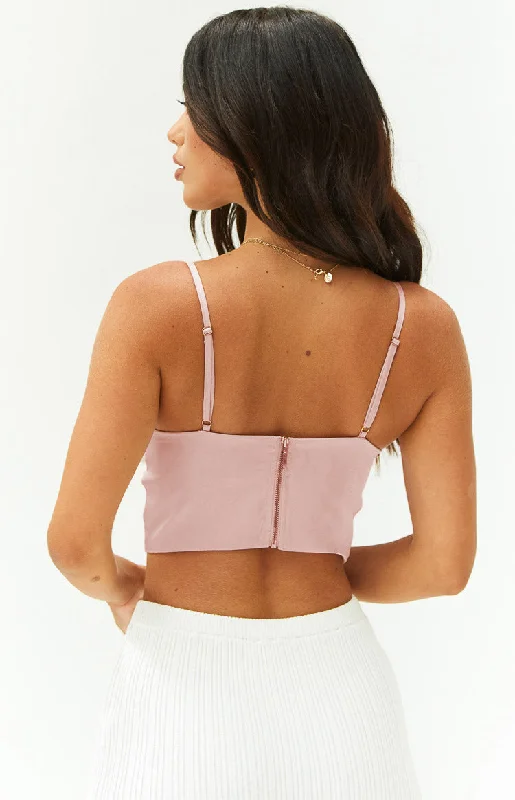 Katie Pink Crop Top