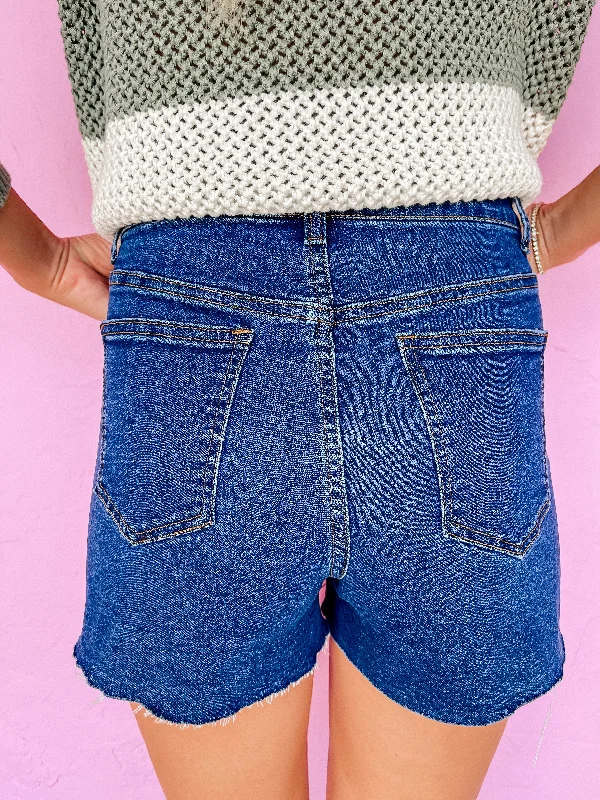 Sunnyvale High Rise Denim Shorts