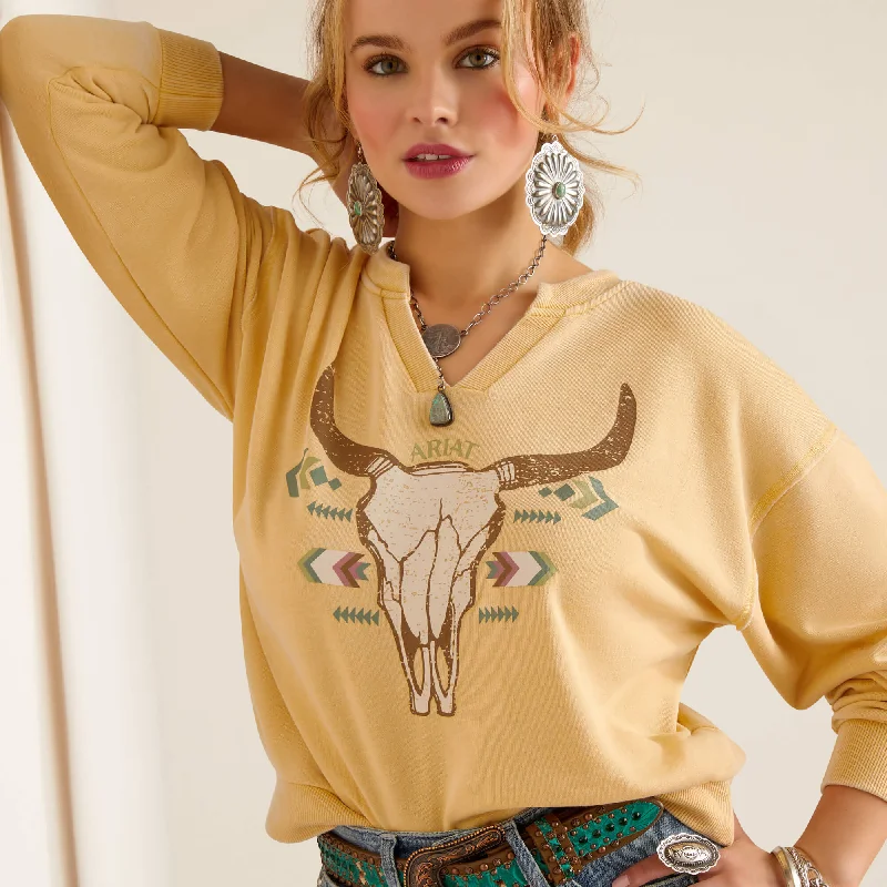 Ariat Women's Bandana Sweatshirt in Jojoba