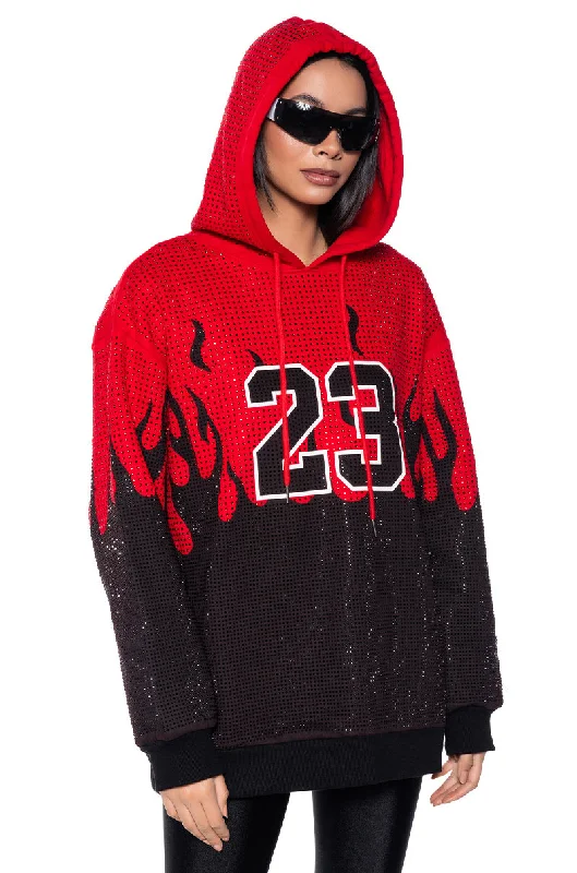 BALLER EMBELLISHED HOODIE