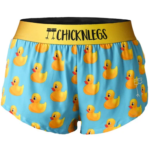 Women's Rubber Ducky 1.5"" Split Shorts