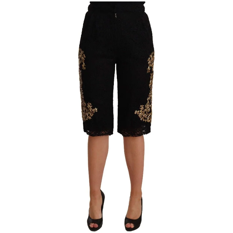 Dolce & Gabbana Elegant Knee Length Designer Shorts