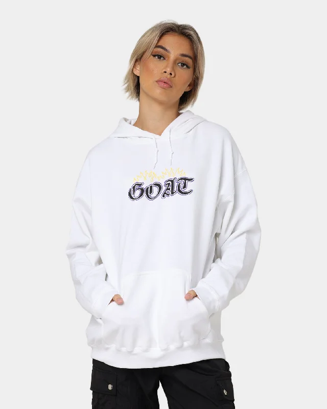 Goat Crew King Skeleton Hoodie White