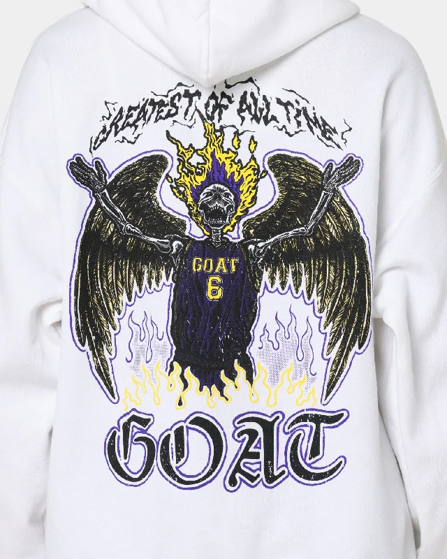 Goat Crew King Skeleton Hoodie White