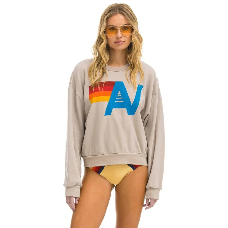 Logo Relaxed Crew Sweatshirt (Sand)