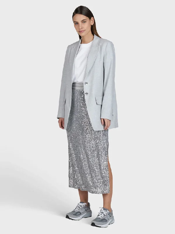 Marc Aurel Skirt Silver Grey