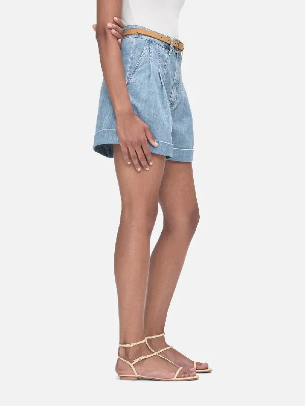 Pleated Wide Cuff Short -- Rhythm