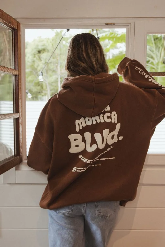 Santa Monica Hoodie | Brown