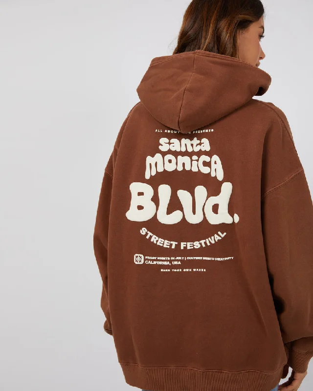 Santa Monica Hoodie | Brown