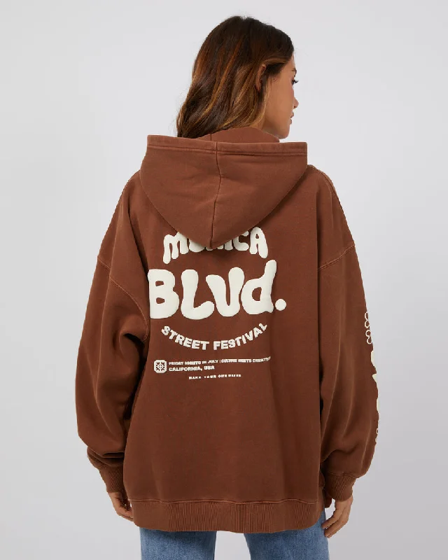 Santa Monica Hoodie | Brown