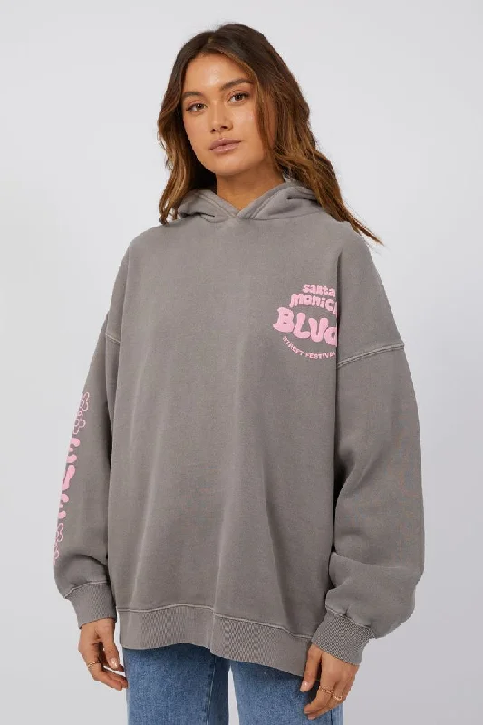 Santa Monica Hoodie | Charcoal