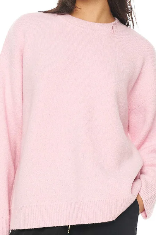 Solar Elle Knit Crew | Blush