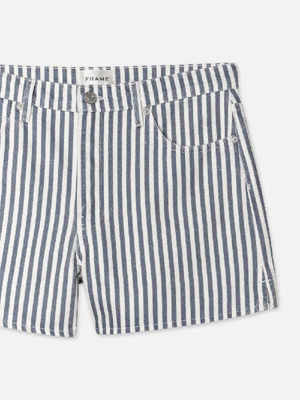 The Vintage Relaxed Short -- Seaport Stripe