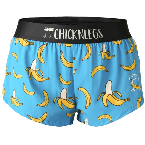 Women's Blue Bananas 1.5"" Split Shorts