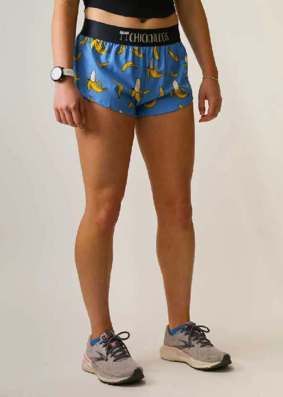 Women's Blue Bananas 1.5"" Split Shorts