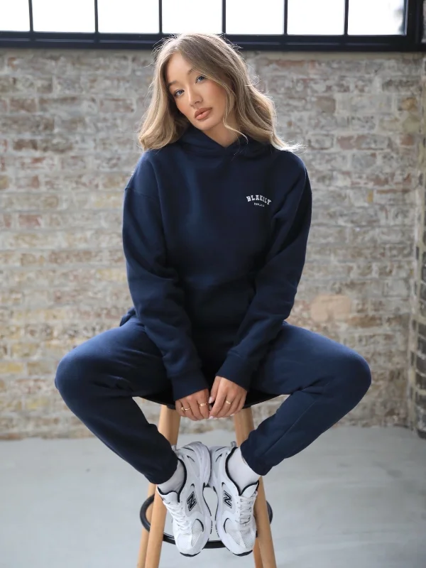 Heritage Oversized Hoodie - Dark Navy