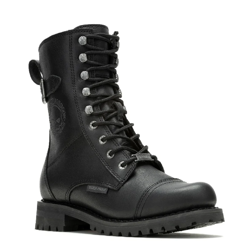 Women's Leather Waterproof Balsa Skull Riding Boot