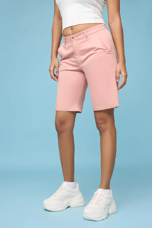 Women's Peach Summer Shorts