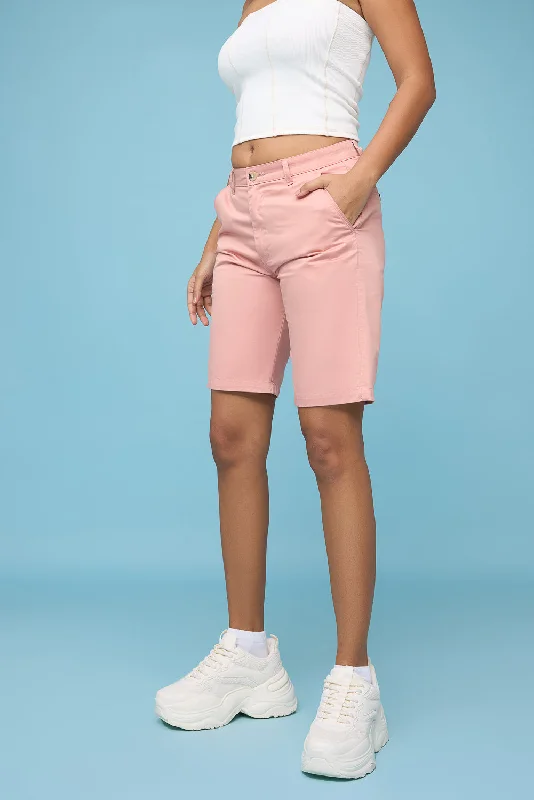 Women's Peach Summer Shorts