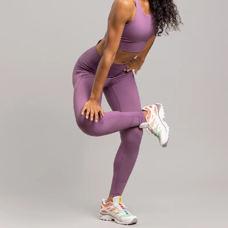 Velocity Sinuous Full Legging - Women's THISTLE