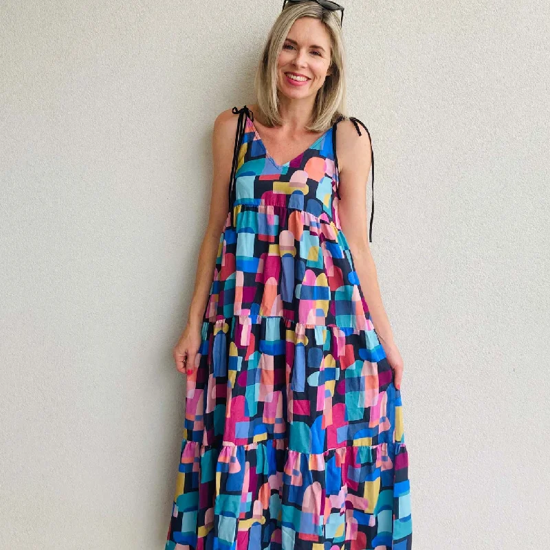 Moving Mountains Tiered Maxi Dress