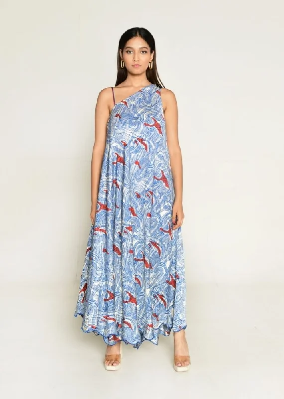 Ponzo One Shoulder Maxi