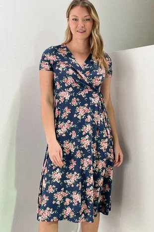 Women's Floral Wrap Dress 3199